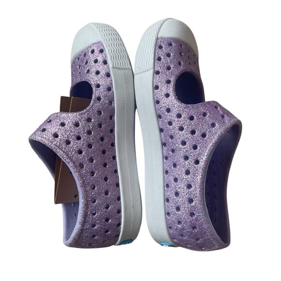 Native Juniper Bling‎ Purple Sparkle Shoes Size 5 NWT - Picture 5 of 10
